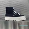 topkwaliteit casual schoenen 10A canvas ademend studentendoek dikke zool nieuwe veelzijdige mode klein wit