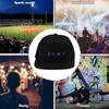 Casquettes de baseball unisexe Bluetooth LED téléphone portable APP contrôlé chapeau de baseball défilement message panneau d'affichage Hip Hop Street Cap 231215