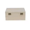 Boxes 6pcs DIY Unfinished Unpainted Plain Wooden Jewelry Box Ring Earrings Case Gift