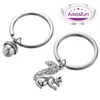 Keychains Metal Baby Friendship Ring Stuffed Animal Keychain Squirrel And Pinecone