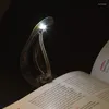 Nachtverlichting LED-bladwijzer Licht Boek lezen 4000K Oogbescherming Mini Clip Boeken Draagbare bladwijzers