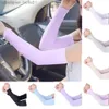 Sleevelet Arm Sleeves 1 paar Unisex Zomer Zonnebrandcrème Arm Sleeves Uv-bescherming Sleeve Effen Kleur Lange mouwen Heren Dames Outdoor Driving Arm CoverL231216