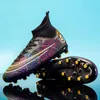 Safety Shoes Man High-top Soccer Shoes Professional Football Boots FG/TF Soccer Cleats Kids High Ankle Grass Soccer Boots Arrival 231216