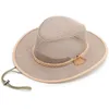 Cappellini da baseball Cappello da cowboy in paglia naturale Donna Uomo Cappelli in tessuto fatti a mano per Lady Summer Western Sombrero Hombre Lifeguard