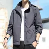 Men's Jackets 23 ModelsShell Jacket Spring And Autumn Thin Casual Women's Waterproof Windproof Outdoor Sports Hooded Coat Men