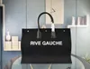 Borsa da donna Trend Rive Gauche Tote borsa shopping borse top lino Borse da spiaggia grandi Borsa da viaggio a tracolla di design