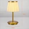 Novelty Items LED table lamp USB pleated atmosphere light restaurant bar night light coffee bedroom decorative art lighting 231216