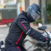 Męskie kurtki motocyklowe spodnie Suit Wodoodporna odblaskowa kurtka wyścigowa Mężczyźnia Rower Wyjmowany podszewka Motocykl Four Seasons 231216