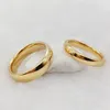 Eheringe Einfache 6mm 4mm Liebhaber Hohe Qualität Handgemachte Modeschmuck Goldene Paare Ehe Wolfram Fingerring