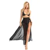 Robes Yizyif Femmes Longue Fente Latérale Maxi Jupes Sheer Mousseline De Soie Voir À Travers Flowy Split Longue Maxi Jupe Plage Maillot De Bain Cover Up Jupes