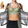 Cintura Tummy Shaper Mujeres Sauna Shaper Chaleco Termo Sudor Fajas Camiseta sin mangas Chaleco adelgazante Entrenador de cintura Corsé Gimnasio Fitness Entrenamiento Camisa con cremallera 231215