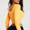 Yoga Outfit Cloud Hide Plus Size Sports Bra Fitness XXL Women Workout Long Sleeve Blouse Sexy Crop Top Autumn Winter Running Gym Shirt