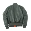 Parkas de plumón para hombre Tallas grandes Piloto de la Fuerza Aérea de EE. UU. Ma1 Chaqueta de vuelo Bomber Hombres Hip Hop Acolchado Letterman Invierno Impermeable Nylon Puffer Red Women Coat 231215