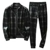 Mens Tracksuits Autumn Winter Brand Korean Luxury Clothes for Men Cotton Light Jacket Casual Sports Sport Twopiece 231216