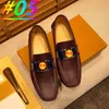 40Model Hoge Kwaliteit Heren Echt Leer Designer Kleding Schoenen Zachte Mannen Merk Officiële Flats Casual Comfort Adem Loafers Grote maat 38-46