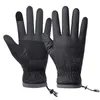 Cycling Gloves 1 Pair Men Ski Super Soft Motorcycle Solid Color Protect Hand Touch Screen