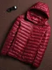 Męskie Parkas Spring Autustwa Fashion Brand Ultra Light Duck Down Jacket Męs