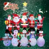 Christmas Decorations Inflatables Decoration Builtin LED Inflatable model Xmas Party Indoor Outdoor Yard Lights Illuminate 231216