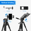 Holders 67in Camera Tripod Professional Photography Tripod Stand with Phone Holder Portable Travel Tripe for Canon Sony Nikon Cameras
