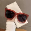 Sunglasses Women New Square Unique Sun Glasses Vintage Ladiens Jelly Tea Running Sunglasses Popular Uv Prection UV400 G221215302J