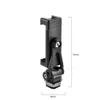 Holders Camera Hot Shoe Phone Tripod Mount Adapter 360 Rotation Phone Tilt Holder with Cold Shoe for Smartphone Mic Ring Light Stand
