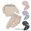 Set di abbigliamento per neonati di design autunno set di abbigliamento per neonato autunno set di set per bambini per le felpe per i pantaloni della tuta primaverili per bambini set di abbigliamento per bambini 2 957