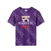 Brief Gedrukt Kid Designer Shirts Zomer Tops Meisjes Jongens T-shirts Kinderen Luxe Kleding Katoen 100% T-shirts met Korte Mouwen