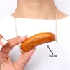 Emulation Sausage Pendant Necklace Funny Accessories New Fashion Jewelry253o