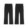Jeansy męskie jesień zadaj sobie nagrane dżinsowe spodnie myte spodnie damskie styl swobodny styl High Street