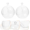 Bougeoirs 10 pièces boule de décoration de noël boules remplissables cintres ornements clairs bougies chauffe-plat décoratives en plastique