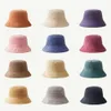 Top Quality Custom Solid Color Corduroy Bucket Hat Unisex