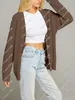 Women's Sweaters Women's Cardigan Sweaters 2023 Fall Open Front Oversized Button V Neck Loose Soft Knit Outwear