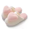 Pantoufles Techome Femmes Tongs Imitation Fourrure De Lapin Chaud Pour L'hiver Satin Diapositives Femelle Intérieur Mignon Coeur Maison En Peluche 231216