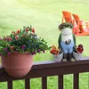 装飾的なオブジェクト図形カエルバケツ樹脂植木鉢の楽しい小さな動物装飾屋外庭園像飾り芝生庭gnome 231216