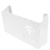 Kök lagring TVstand router box säkerhetsmonitor Mount Shell Tops Holder Wall White fodral