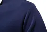 Męskie swetry jesienne długie rękawowe swetra polo szyi