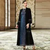 Ropa étnica Kimono Musulmán Borla Cuentas Abiertas Abaya Cardigan Vestidos de mujer Turquía Kaftan Árabe Eid Ramadán Túnica islámica Femme Jalabiya