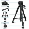 Halter Andoer TTT663N Tripod 57,5 ​​-Zoll -Reise -Leichtkamera -Stativ für DSLR SLR Camcorder mit Carry -Bag -Telefonklemme Max.load 3 kg