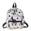 Sacs d'école imprimé animal en nylon voyage en plein air mignon léger résistant à l'usure femmes filles sangle réglable étudiants mode mini sac à dos