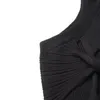 1207 2024 Milan Runway Dress Spring Autumn Crew Neck Sleeveless Black Brand Same Style Womens Dress Fashion High Quality