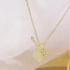 Catene Simpatico Cupido Collana con freccia d'amore Collana da donna con zirconi scintillanti Collane Regalo di compleanno Gioielli da sposa Ciondolo per ragazza