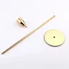 Bougettes de style européen en métal Candlers 3 pièces Set Simple Wedding Decoration Bar Party Living Room Decor Table d'accueil Christmas 231215