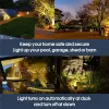 ソーラーポンドスポットライトRGB LED Fountain Lamp 3 in 1Dusk to Dawn Landscape for Swimming Garden Tree Tree Lawn Color Change LL