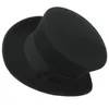 Basker ull Panama hatt fedora västerländsk korta mössa herrar gentlemen po props för män kvinnor unisex bär j78e