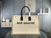 Trend Women torebka Rive Gauche torba na zakupy torebki TOP TOP LINEN DUŻE TORBY PLAŻY PROJEKTOWANIE PODSTAWOWY