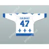 Custom Gilles Guilbault 47 Le National de Quebec Jersey-Lance Et Compte New Top Sched S-M-L-XL-XXL-3XL-4XL-5XL-6XL