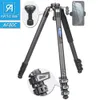 Holders Heavy Duty Carbon Fiber Tripod for DSLR Camera AF80C Professional Camera Stand 65mm Bowl Adapter Fast Flip Lock 20kg Max Load