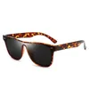 Fashion Square Men's Sunglass Designer Summer Women Solglasögon speglade glasögon UV400 -lins 29A9 med fall199c