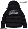 Mäns jackor Trapstar London Shooters Hooded Puffer Jacket Black Reflective Puffer Jacket Embroidered Thermal Hoodie Men Winter Coat Tops Thicking 886