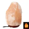 Lampada di qualità premium con cristalli di sale e roccia ionica dell'Himalaya con cavo dimmer, interruttore, presa americana, 1-2 kg, naturale, 260 W.